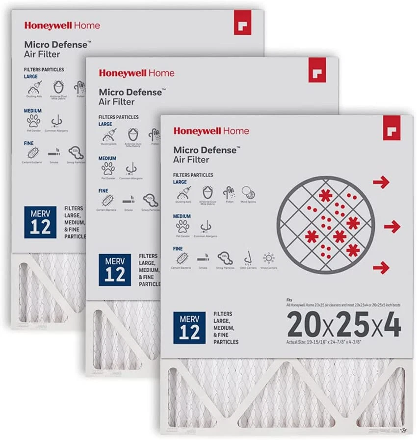Honeywell ac filter sale 20x25x4