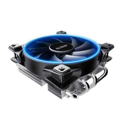 PCCOOLER GI-46U Top-Blow CPU-Kühler, 120mm Lüfter Blau, 125W TDP, Für Intel/AMD