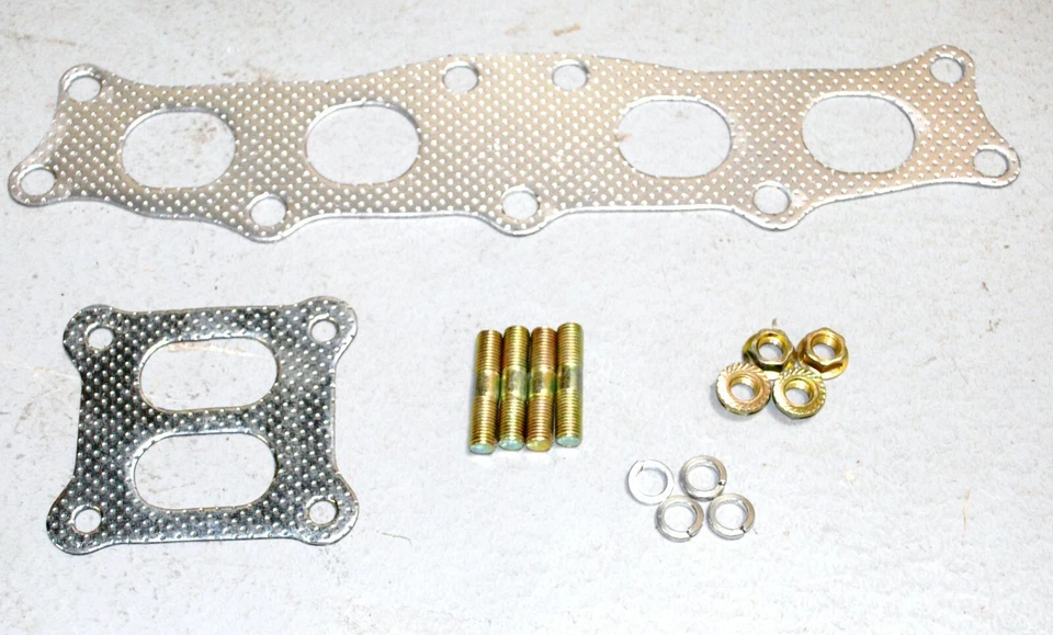 Colector turbo de igual longitud SS para 91-95 Toyota MR2 3S-GT 3S-GE T4 brida Foto 2 de 4