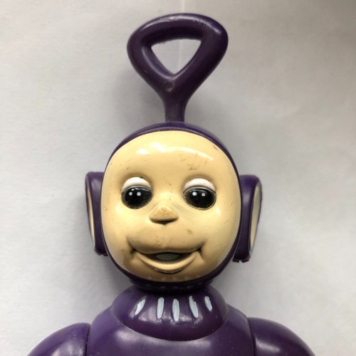 TELETUBBIES 7" Tinky Winky Plastic Figure 90s TV Retro Cute - moving arms - 第 3/3 張圖片