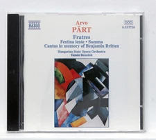 TAMAS BENEDEK ⸺ ARVO PART fratres, festina lente, summa ⸺ NAXOS CD NM