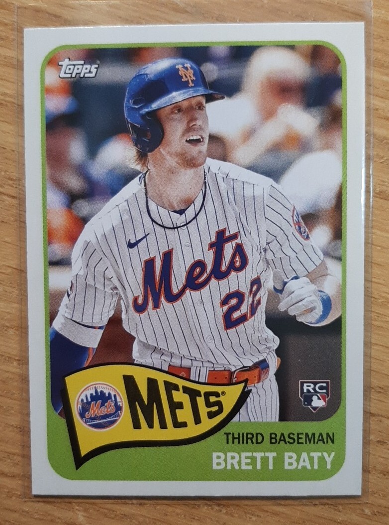 2023 TOPPS ARCHIVES BRETT BATY ROOKIE #170 NEW YORK METS