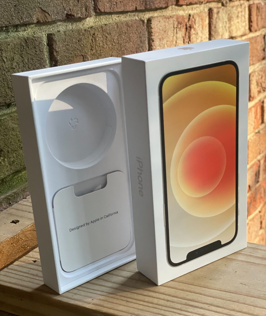 Apple iPhone 12 128 GB White Empty BOX ONLY Does Not Include