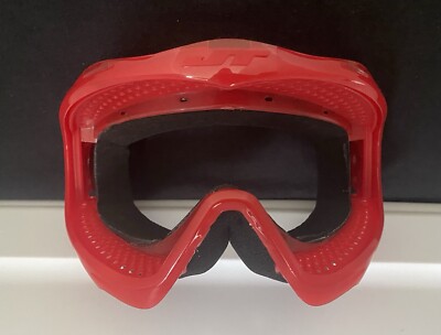 ICE JT Proflex Paintball Goggle Mask Frame W Foam Translucent - Red