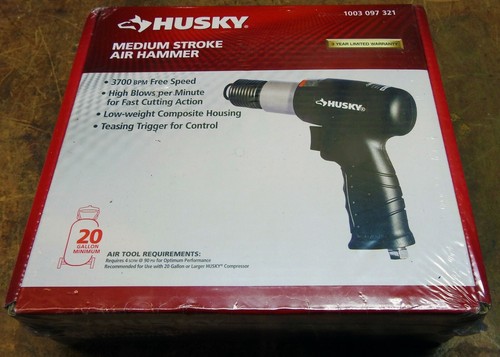 New Husky Medium Stroke Pneumatic Air 