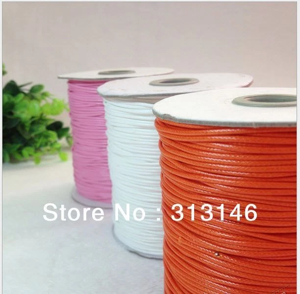 0.5/1/1.5/2mm Eco-Friendly Polished 200 Yards Wax Cord Thread Waxed Cord Rope - Image 4 of 4