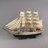 Segelboot Segelschiff Modell Dreimaster DäNemark Maritime Deko Standmodell Neu