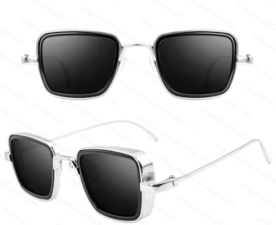 Kabir Singh Sunglasses Metal Frame Square Lens Glasses UV400