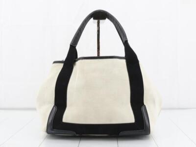 Balenciaga Tote Bag Navy Cabas S Off-White/Black | eBay Balenciaga Tote Bag Navy Cabas S Off-White/Black | eBay