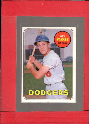 1969 Topps #493a Wes Parker EX+ Excellent+ Dodgers ID:62762