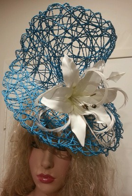 Fascinator hatinator hat races wedding 