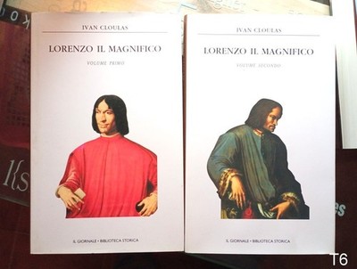 LORENZO DER PRÄCHTIGE Band 1 + Band 2 von Cloulas - Buch KOMPLETT Florenz Geschichte T6