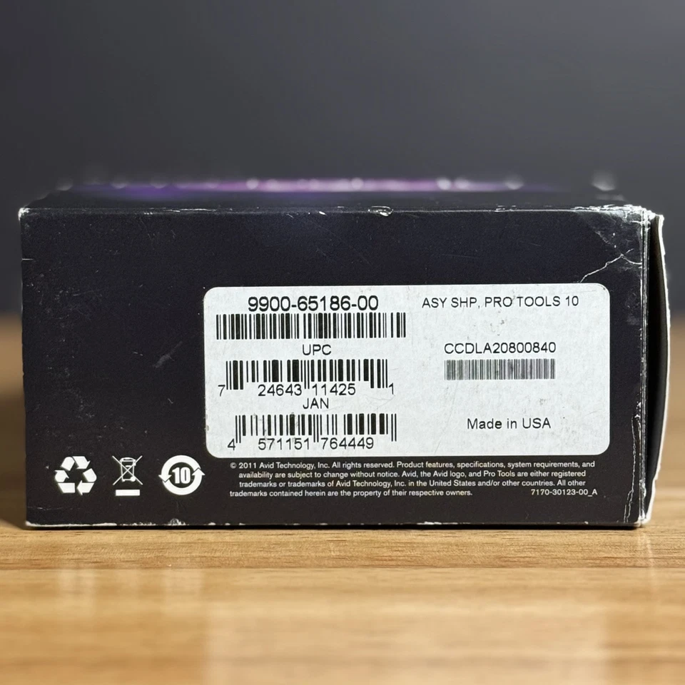 Avid Protools 10 Digital Audio Work Station Software for Windows 7- Missing iLok - Image 2 of 4