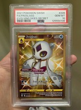Pokémon TCG Froslass Evolving Skies 226/203 Holo Secret Rare PSA 10 New Cert on eBay