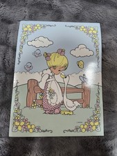 vintage Precious Moments pocket or school folder from 1992