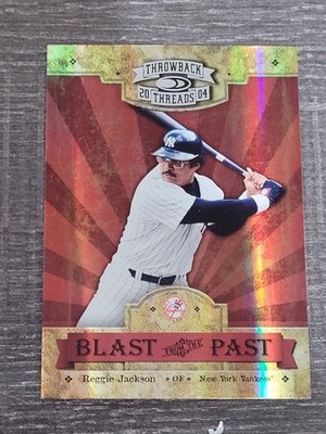 2004 Throwback Threads Blast From the Past Spectrum Reggie Jackson /100