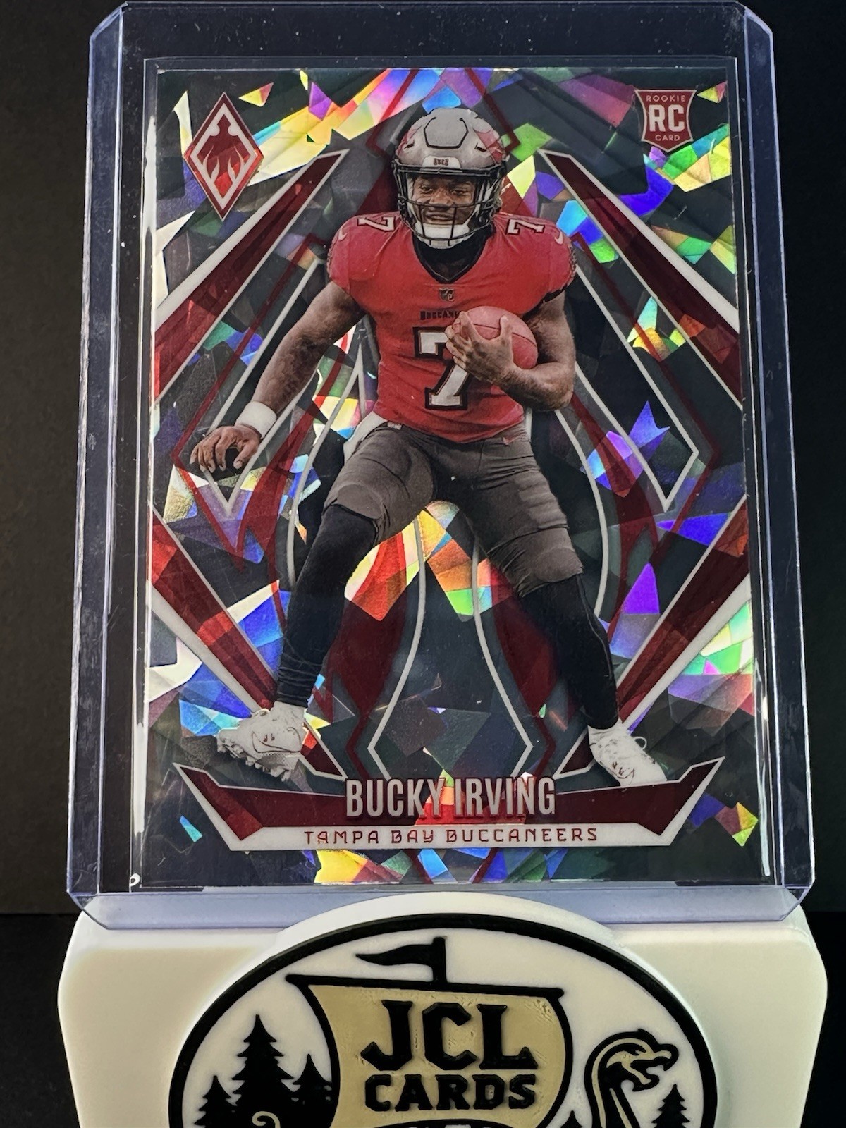 2024 Panini Phoenix -Bucky Irving Tampa Bay Buccaneers #166 Cracked Ice