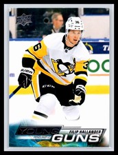 2022-23 Upper Deck #477 Filip Hallander YOUNG GUNS Rookie RC Pittsburgh Penguins