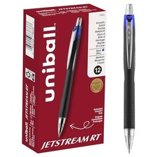 Uni-ball 73833 Jetstream Rt Ballpoint Pens, Bold Point 1.0Mm , Blue,