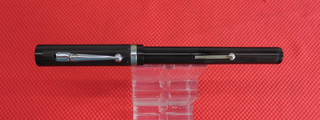 Vintage Platignum Fountain Pen Black with Chrome Trim untested