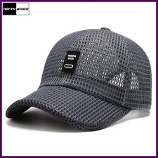 Men's Mesh Baseball Cap Breathable Summer Caps Dad Hat Outdoor