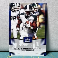 2012 Leaf Draft - B.J. Cunningham #4 Blue (RC)