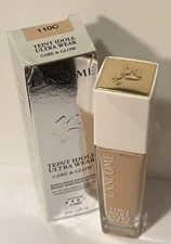Lancome Tent Idole Ultra Wear Care & Glow Skincare Foundation Nib - 110C