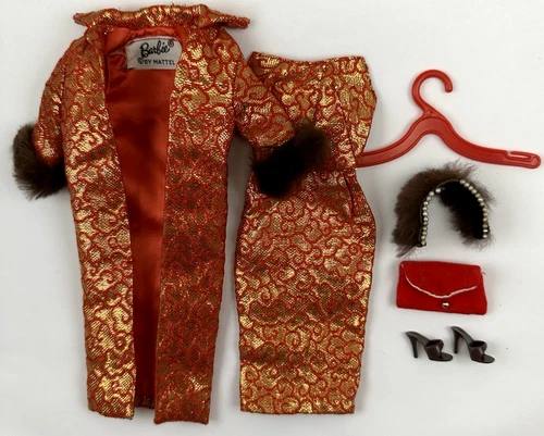 VINTAGE 1960's MATTEL BARBIE GOLDEN ELEGANCE #992 OUTFIT