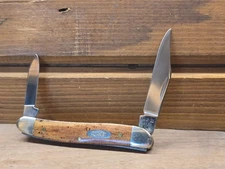 Vintage Burl Rare Case xx 072087 Serpentine jack dogleg knife Minty Unused