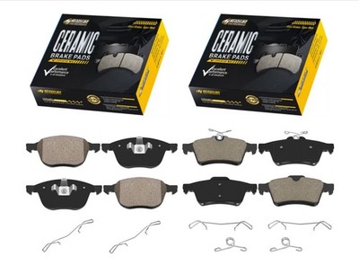 Front Rear Ceramic Brake Pad For 2005 - 2011 Volvo V50 2.4L 2.5L Wagon OE Spec
