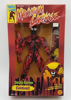 Maximum Carnage Deluxe Edition Poseable Figure Toy Biz 10 Inch NEW