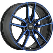 1 Konig 16x7.5 5x4.50 43 55bb Myth Gloss Black With Blue Tinted Clear-coat Whee