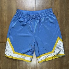 VINTAGE Y2K Nike Dazzle Reversible Basketball Shorts Heavy Blue White Sz L/XL