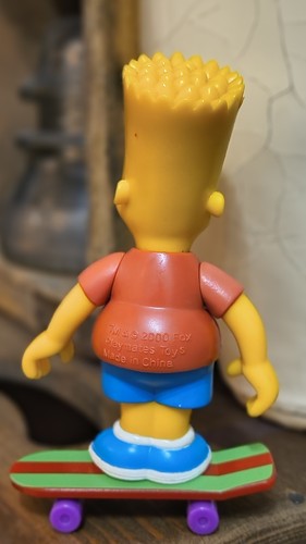 2000 Playmates The Simpsons World Of Springfield Bart Simpsons 3.5" Figure - Picture 3 of 7