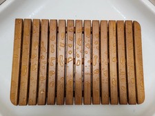 Teak Shower Mat 24"x16" Non-Slip Lacquer Finish Bathroom Spa Floor