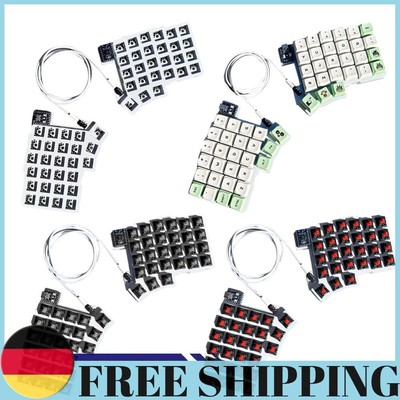 Split Keyboard Wired Ergonomics Keyboard Support QMK/VIAL Programmable Keyboard