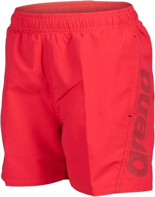 ARENA Boys Fundamentals Arena Logo Jr Boxer R Beach Short 8 - 9 years Fluro Red - Image 1 of 4