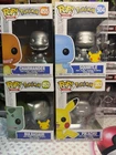 Funko Pop! Pokémon Squirtle Pikachu Bulbasaur Squirtle, Vinyl  25th Anniversary