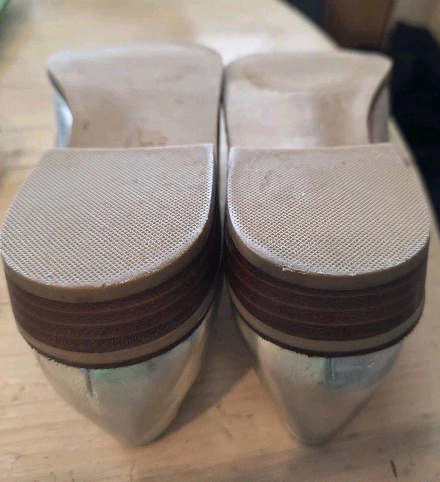 Steve Madden Leedan silver penny loafers NWT womens size 8 - Image 4 of 4