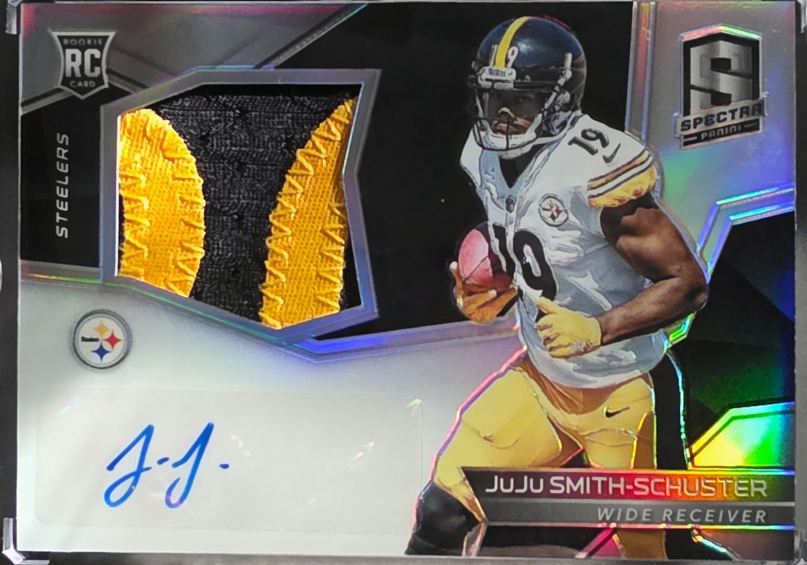 2017 Panini Spectra ROOKIE PATCH AUTO JuJu Smith-Schuster #225 ☆81/99