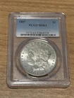 1887 Morgan Silver Dollar - PCGS MS63