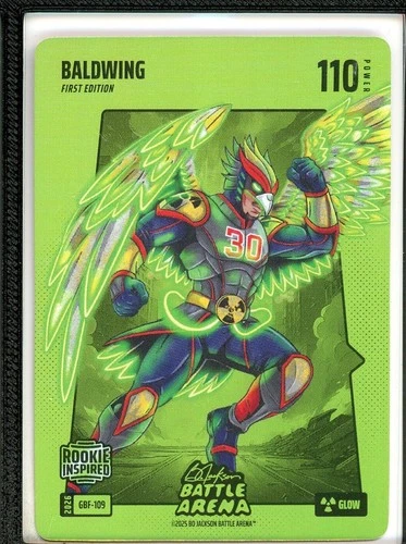 Bo Jackson Battle Arena Baldwing Green Glow Foil (WS)