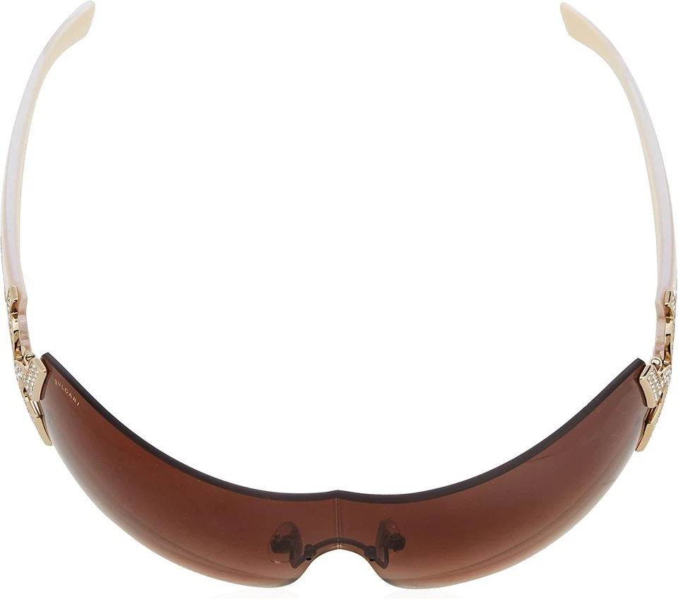 Bvlgari Vintage Sunglasses BV6065B 27813 Pale Gold / Brown Gradient Lens - Image 4 of 4