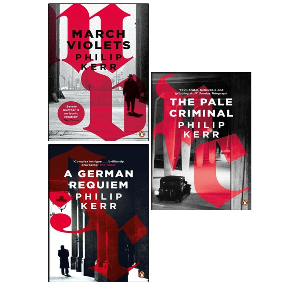 Bernie Gunther Series 3 Books Collection Set By Philip Kerr German Requiem,March