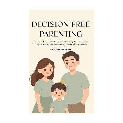 Decision-Free Parenting: A 7-Day System To Stop Overthinking, Automate Your D...