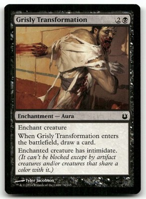 Grisly Transformation #74 (LP) Born of the Gods BNG Magic MTG
