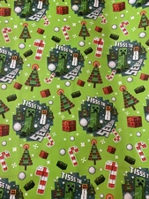 MINECRAFT MINE CRAFT Christmas Wrapping Paper 25 Sq Ft