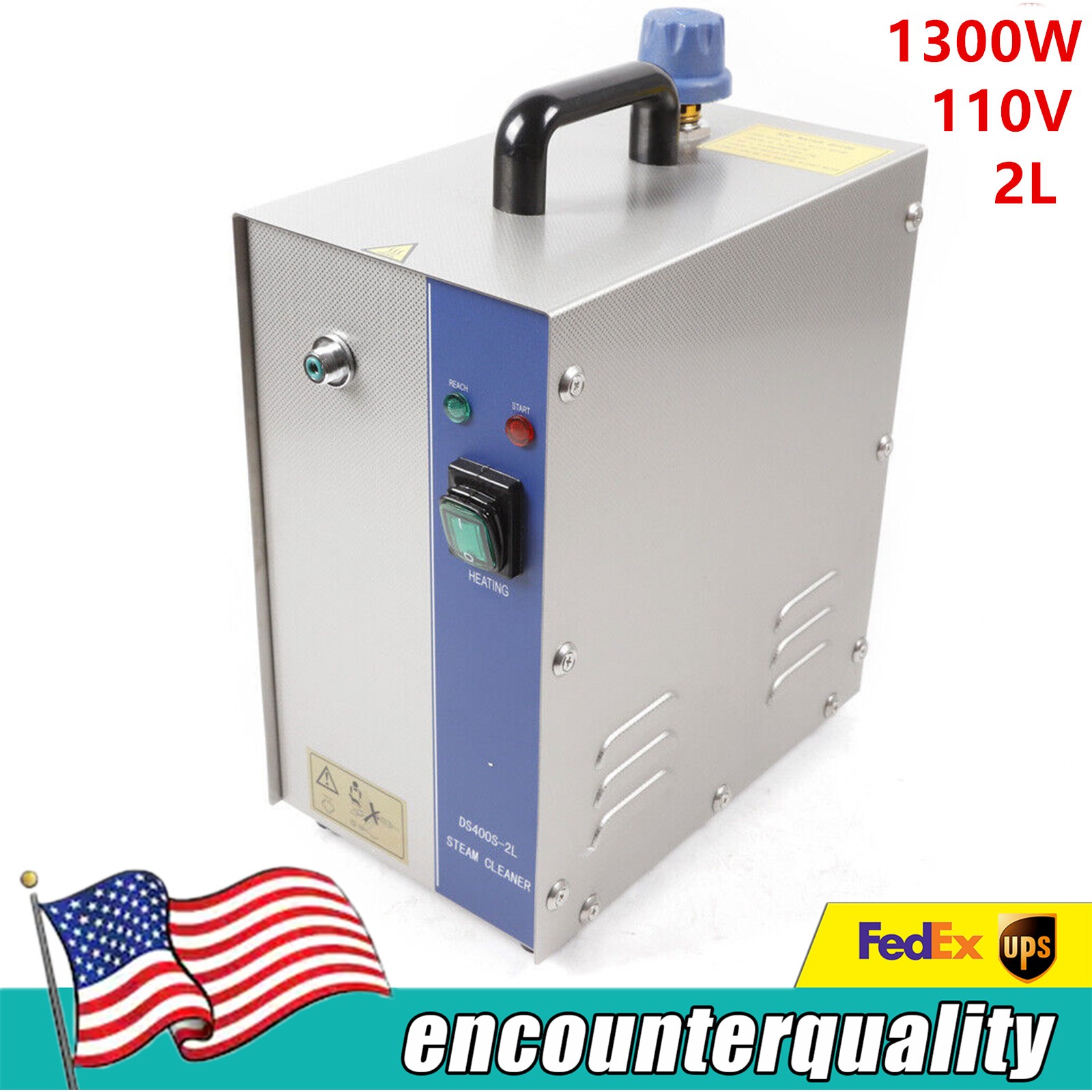 Electric Jewelry Steam Cleaner with Stainless Steel Chamber