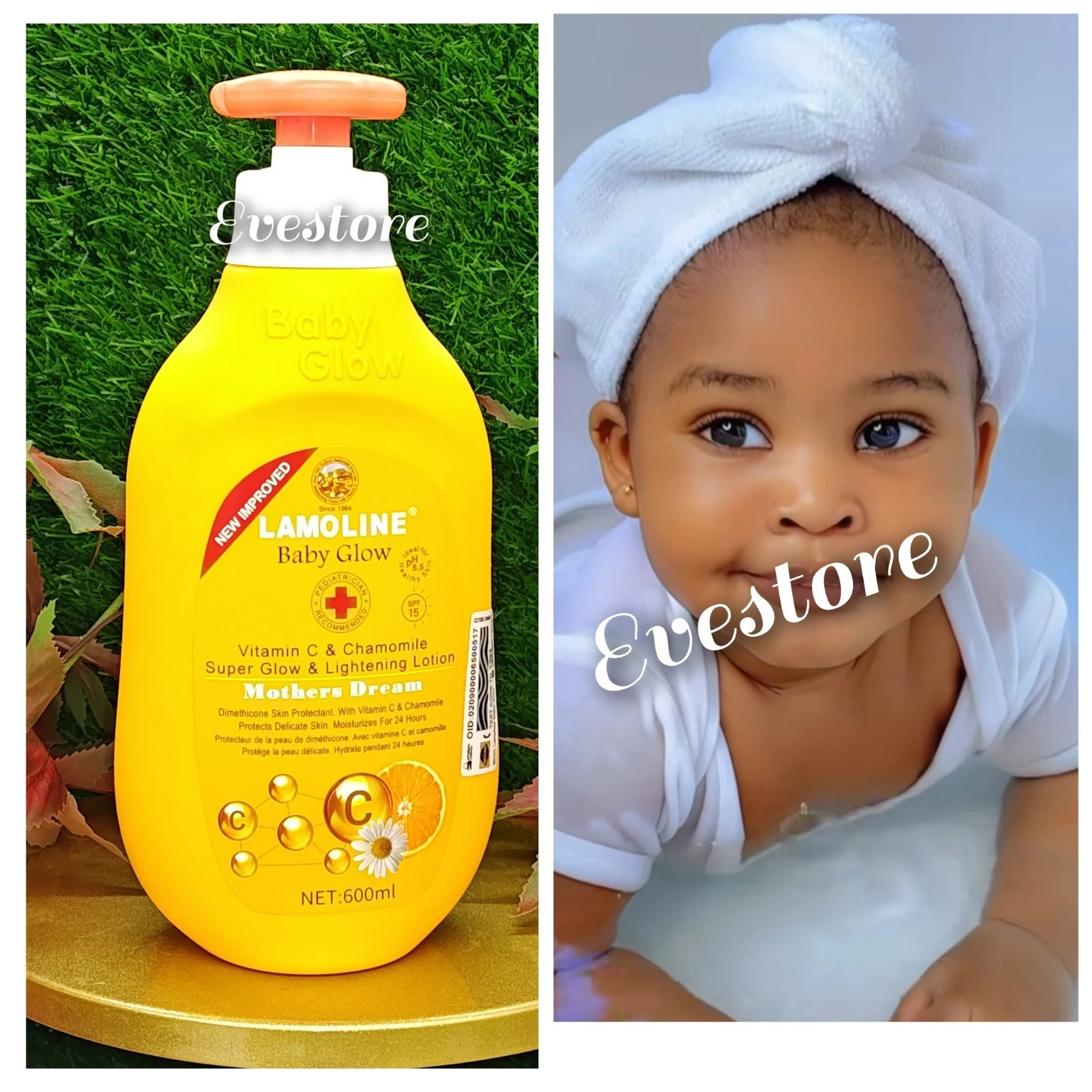 Lanoline Baby Glow Vitamin C & Chamomile Super Glow & Lightening Lotion_ 600ml
Opens in a new window