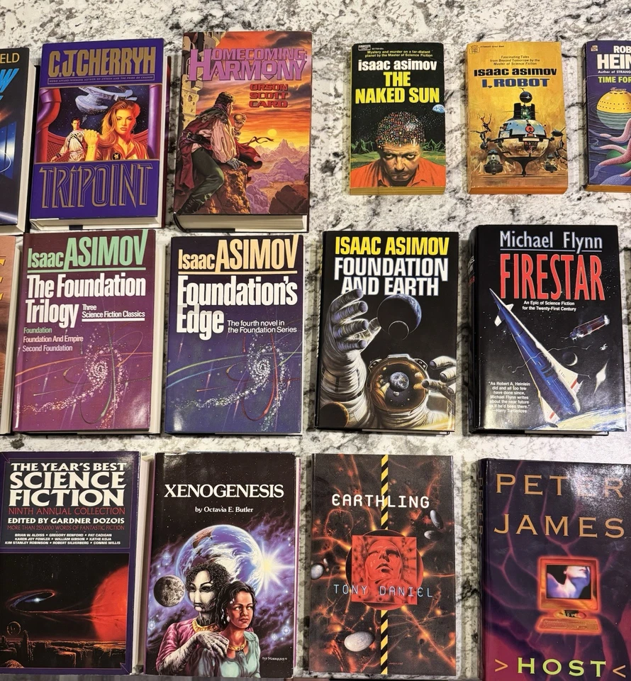 Rare Science Fiction Lot – 31 Books – Asimov, Herbert, Heinlein, Robinson & More - Image 4 of 4
